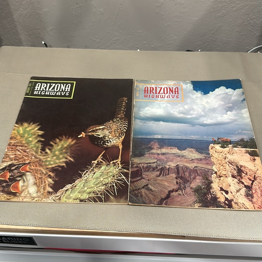 VINTAGE Arizona Highways Magazines (2) January and March 1954